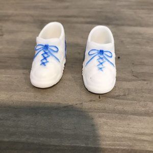 Pair Of White & Blue Ken Sneakers